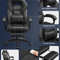 Pisarniski stol.si Gamerski stol SPYDER BLACK 2 Pisarniski stol.si Gamerski stol SPYDER BLACK 2