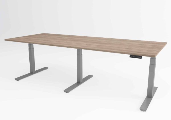 Ergolux Meeting miza v sivi barvi.