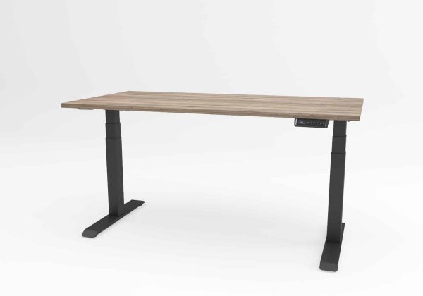 Ergolux pro executive dvižna miza v črni barvi.