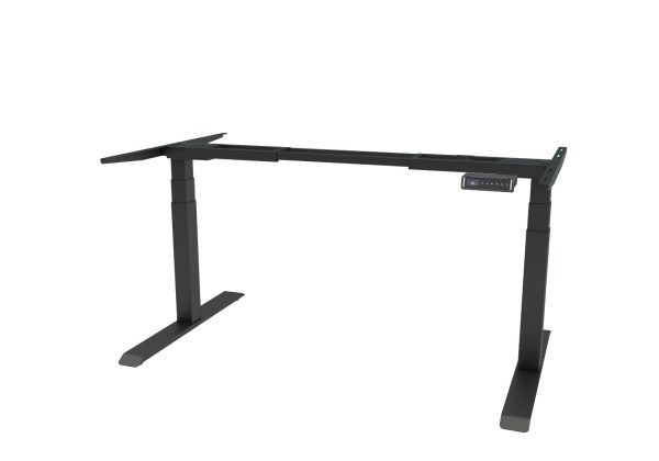 Crna Ergolux pro executive dvižna miza.