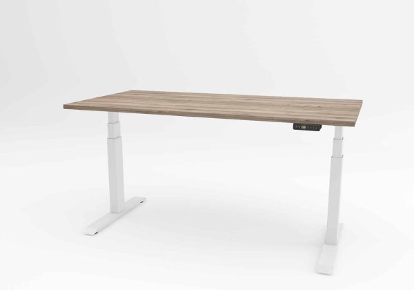 Ergolux top miza v beli barvi.