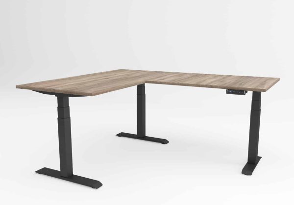 Ergolux Top L miza v crni barvi.